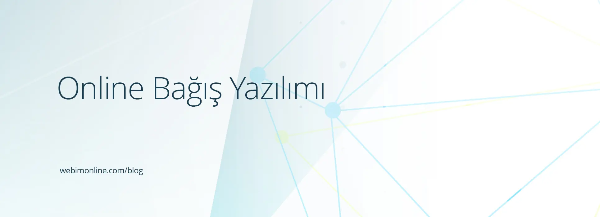 Online Bağış Yazılımı